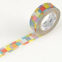Washi Tape mosaic bright 15mm Washi Tape mosaic bright 15mm