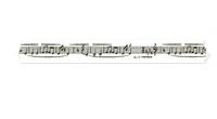 Washi Tape Music Charcoal gray 15mm Washi Tape Music Charcoal gray 15mm