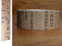 Washi Tape Old Book grau 20mm Washi Tape Old Book grau 20mm