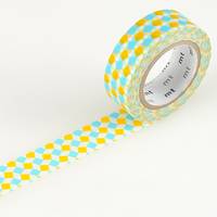 Washi Tape square yellow 15mm Washi Tape square yellow 15mm