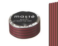 Washi Tape stripes brown 15mm Washi Tape stripes brown 15mm