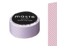 Washi Tape stripes lavender 15mm Washi Tape stripes lavender 15mm