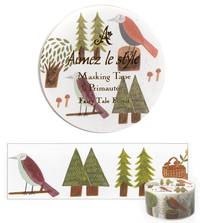 Wide Washi Tape Fairy Tale Forest 38mm