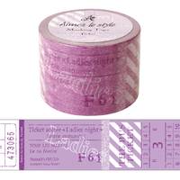 Wide Washi Tape Tickets 38mm