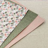 Fabric Sticker Pine 3er Set A4