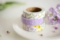 Fabric Tape Wildflower 3er Set 15mm