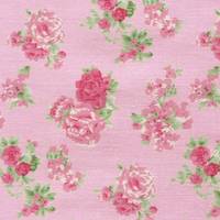 Fabric Sticker ashley rose pink A4