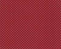 Fabric Sticker linen dot red A4
