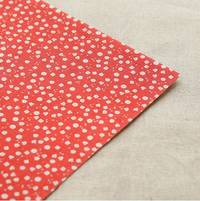 Fabric Sticker Strawberry flower A4