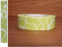 Washi Tape Poppy light green 15mm Washi Tape Poppy light green 15mm