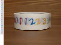 Washi Tape Kids Numbers 20mm