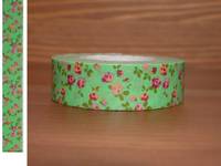 Washi Tape Rose (s) green 15mm Washi Tape Rose (s) green 15mm