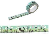 Washi Tape Shinzi Katoh Cat flower 15mm Washi Tape Shinzi Katoh Cat flower 15mm