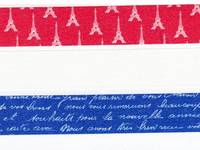 Washi Tape Eiffel tower red 3er Set 15mm Washi Tape Eiffel tower red 3er Set 15mm