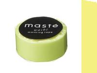 Washi Tape solid neon yellow 15mm Washi Tape solid neon yellow 15mm