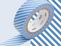 Washi Tape stripe light blue 15mm Washi Tape stripe light blue 15mm