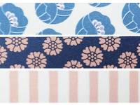 Washi Tape Tulip blue 3er Set 15mm Washi Tape Tulip blue 3er Set 15mm