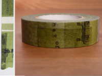 Washi Tape Collage grün 15mm