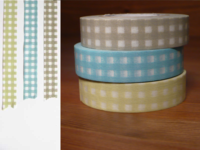 Washi Tape gingham 3er Set 13mm Washi Tape gingham 3er Set 13mm