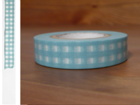 Washi Tape gingham sky 13mm Washi Tape gingham sky 13mm