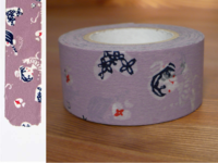 Washi Tape girls asamurasaki 24mm Washi Tape girls asamurasaki 24mm