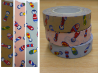 Washi Tape kokeshichan 3er Set 15mm Washi Tape kokeshichan 3er Set 15mm