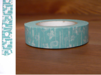 Washi Tape small flower blue 15mm