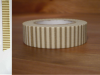Washi Tape stripes walnut 15mm Washi Tape stripes walnut 15mm