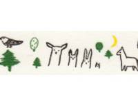 Washi Tape forest black 18mm Washi Tape forest black 18mm
