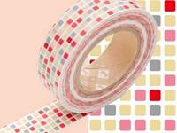 Washi Tape tile red 15mm Washi Tape tile red 15mm