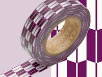 Washi Tape yagasuri murasaki 15mm Washi Tape yagasuri murasaki 15mm