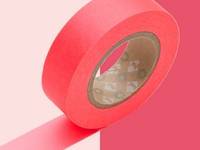 Washi Tape shocking red Washi Tape shocking red