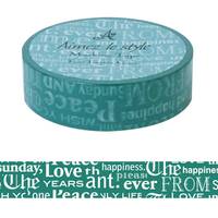 Washi Tape Font Layers Green 15mm
