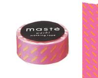 Washi Tape lines neon pink 15mm