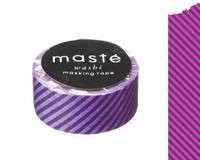 Washi Tape stripes neon magenta 15mm