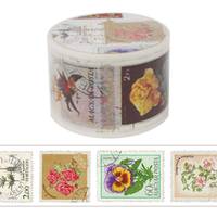 Wide Washi Tape Vintage Stamp 38mm