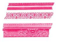 Washi Tape Frame pink 3er Set 10+15+20mm