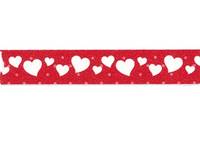 Washi Tape Heart red 15mm