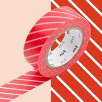 Washi Tape stripe red 15mm