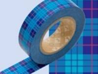 Washi Tape tartan checked blue 15mm