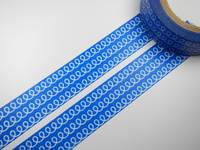 Washi Tape blue iron wire 15mm