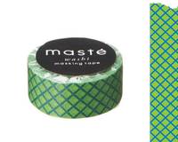 Washi Tape plaid green 15mm