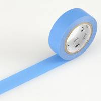 Washi Tape uni blue 15mm