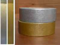 Washi Tape uni gold & silver 2er Set 15mm