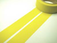 Washi Tape uni lemon yellow 15mm