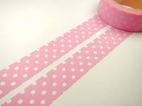Washi Tape spot pink 15mm