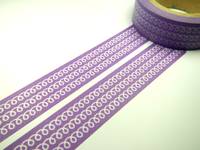 Washi Tape purple iron wire 15mm