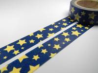 Washi Tape stars blue 15mm