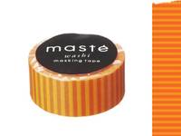 Washi Tape stripes orange 15mm