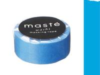 Washi Tape solid neon blue 15mm